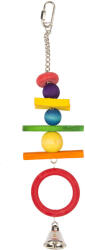 Duvo Plus Acrobate With Colorful Wooden Cubes - Забавна цветна играчка за птици с дървени кубчета, лесно закачане , 38 см