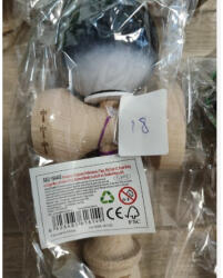 Flippy Kendama X Originala, Profesionala, Flippy, Big Cups V3, Super Sticky, model negru alb (teo-165166)