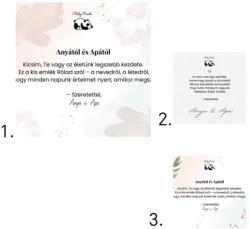 Baby Panda 3. Ajándékkártya - Anyától és Apától