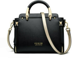 Foxer 928019F De piele Geantă de damă Tote De mână Neagră 928019F (928019F)