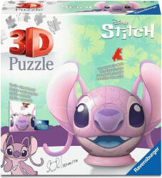 Ravensburger 3D Puzzleball Stitch: Angel 77 piese