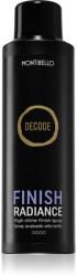 Montibello Decode Finish Radiance Spray gyorsan felhívódó spray a hajra a magas fényért 200 ml