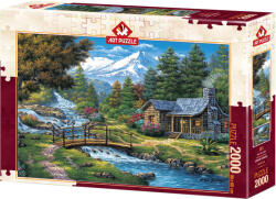 Art Puzzle Пъзел Art Puzzle от 2000 части - Два водопада, Артуро Зарага (5471)