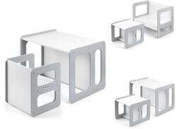 Milly Mally Stella 3 az 1-ben bútorkészlet - Asztal és szék Grey (2-57596)