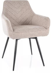 SIGNAL MEBLE Servio Brego Forgó Étkezőszék Világos Bézs Szövettel (SIG-SERVIOBRCJBE) - pepita