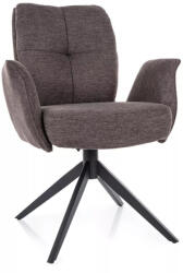 SIGNAL MEBLE Wing Brego Forgó Étkezőszék Cappuccino Szövettel (SIG-WINGBRCCA) - pepita