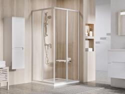 RAVAK Supernova cabină de duș 90x90 cm pătrat satin mat/sticlă transparentă 14V70UO2Z1S (14V70UO2Z1S)