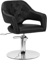 Gabbiano Parma fodrászszék, fekete