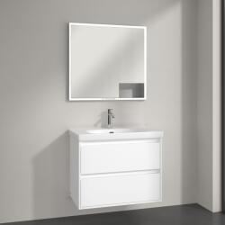 Villeroy & Boch My View+ dulap 80x16.8x75 cm cu oglinda alb A48280VE (A48280VE)