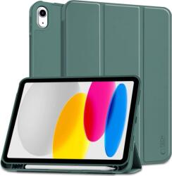 Tech-Protect Sc Pen oldalra nyíló kitámasztható mappa tok ceruza tartóval Apple iPad 11 2025 / iPad 10.9 2022 zöld (5906302309962) (5906302309962)
