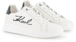 Karl Lagerfeld gyerek bőr sportcipő - fehér 37 - answear - 43 990 Ft