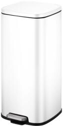 EKO-Europe Кош за отпадъци EKO STELLA с педал (30 л) - бял (EKO 938430 - White)