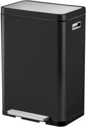 EKO-Europe Кош за отпадъци EKO X-CUBE с педал (30 л) - черен (EKO 936830 - Black)