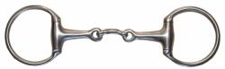 KARLSLUND Kétgyűrűs zablához ló számára Karlslund Máni bit 105 MM szürke