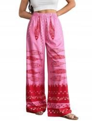 Shein L Széles, Nyomott Mintás Nadrág - allegro - 1 835 Ft