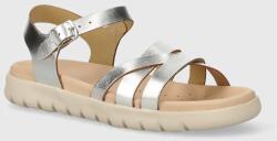 Geox gyerekszandál bőrből SANDAL SOLEIMA - ezüst 39 - answear - 20 590 Ft