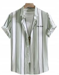 Shein S Férfi Csíkos Ing