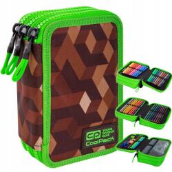 COOLPACK Háromrekeszes tolltartó Coolpack City Jungle felszereléssel fiúknak (c67199)