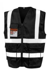 RESULT Zipzáras biztonsági mellény Result fekete