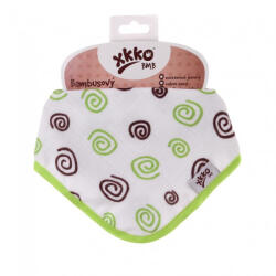  Xkko nyálkendő patentos bambusz lime spirálok BMBBND033 - babycenter-online