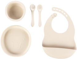  Zopa étkészlet szilikon 5 részes bézs - babycenter-online