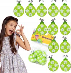 Decorations 12x Öntapadós Fa Dekoráció Matrica (SHY-F9133P-RED)