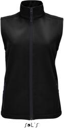 SOL'S Női softshell mellény SM Sol's Race Bw fekete