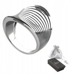 Ulex Premium Ezüst gyűrű 925 Áttört Csiszolt Elegáns Geometrikus méret 19 (P-2127-GL/19 polerowane bez kamieni)