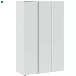 Intermeble BASIC PLUS Ruhásszekrény Fehér Színben 110 cm 3D Belföldi Raktárról