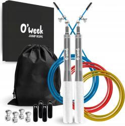  Boksz ugrálókötél crossfit 3 fém cserélhető kötél csapágyakkal állítható (X001TP3WJ9)