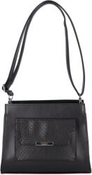 CHIARA rostbőr táska I 5064 fekete logós