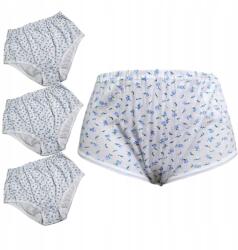  Női Bugyi Pamut Gumi Derékrész Kézzel Varrott 7XL 8XL 3db-os szett