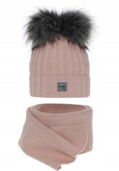 AGBO Téli szett, rózsaszín, 2 pomponnal Zenda 48-50