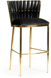  Hordia Elegance Bárszék Fekete Bársony Arany Lábakkal (ATE-HORDH6XXBCKBGDI)