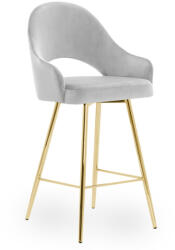  GODA M Kárpitozott Bárszék Szürke Bársony 60cm (ATE-GODAH6STGR1XXXP)