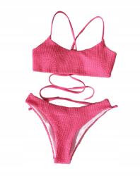 Shein M Rózsaszín Kétrészes Bikini