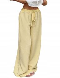 Shein Széles Nadrág Gumis Derékrésszel