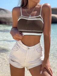 Shein 38-AS Vállpántos Felső