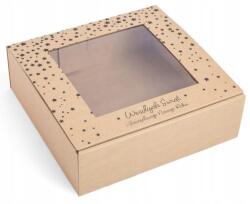 TipTopHome Ablakos Doboz Fehér Ajándék 150x140x55mm Karácsony Hófehérke