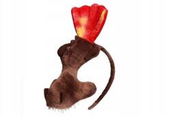  Maszk Dinoszaurusz alakú fejpánt Cryolophosaurus