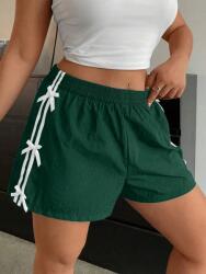 Shein M Női Rövidnadrág Dekoratív Masnis