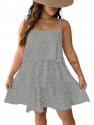 Shein XXL Ruha Pöttyös Vállpántokkal