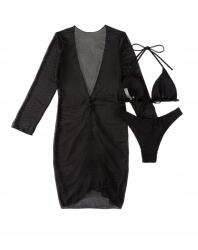 Shein L-es Kétrészes Bikini Hálós Ruhával