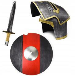  Lovagi Szett Kard Sisak Pajzs Kerek Fa Lovag Jelmez