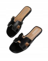 Shein 40-ES Méretű Fekete Női Papucs (sx25063039954622307)