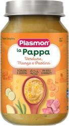 Plasmon Пюре от зеленчуци, бебешка паста и говеждо месо 7+м 200г - bubu