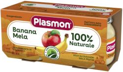 Plasmon Пюре банан с ябълка 6+м 2х80г - bubu