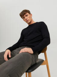 JACK & JONES Emil Pulover cu mânecă lungă Black 12208364 (12208364)