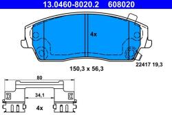 ATE Set placute frana ATE 13.0460-8020.2 (13.0460-8020.2)