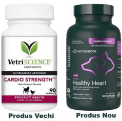 VetriScience VETRISCIENCE Omega Healthy Heart, supliment sistem cardio-vascular câini, capsule VETRISCIENCE Omega Healthy Heart, XS-XL, supliment sistem cardio-vascular câini, flacon, 90 capsule